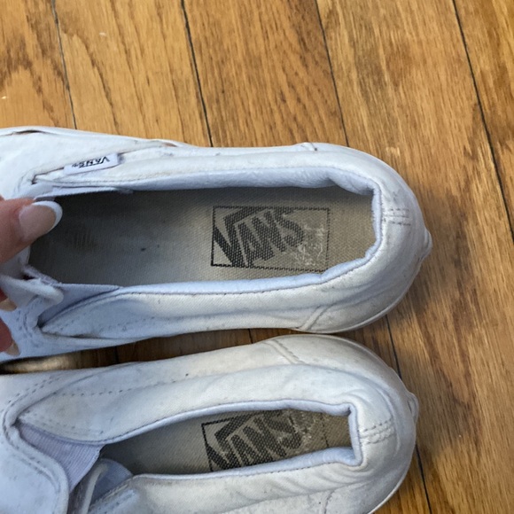 Vans Shoes Used White Vans Poshmark